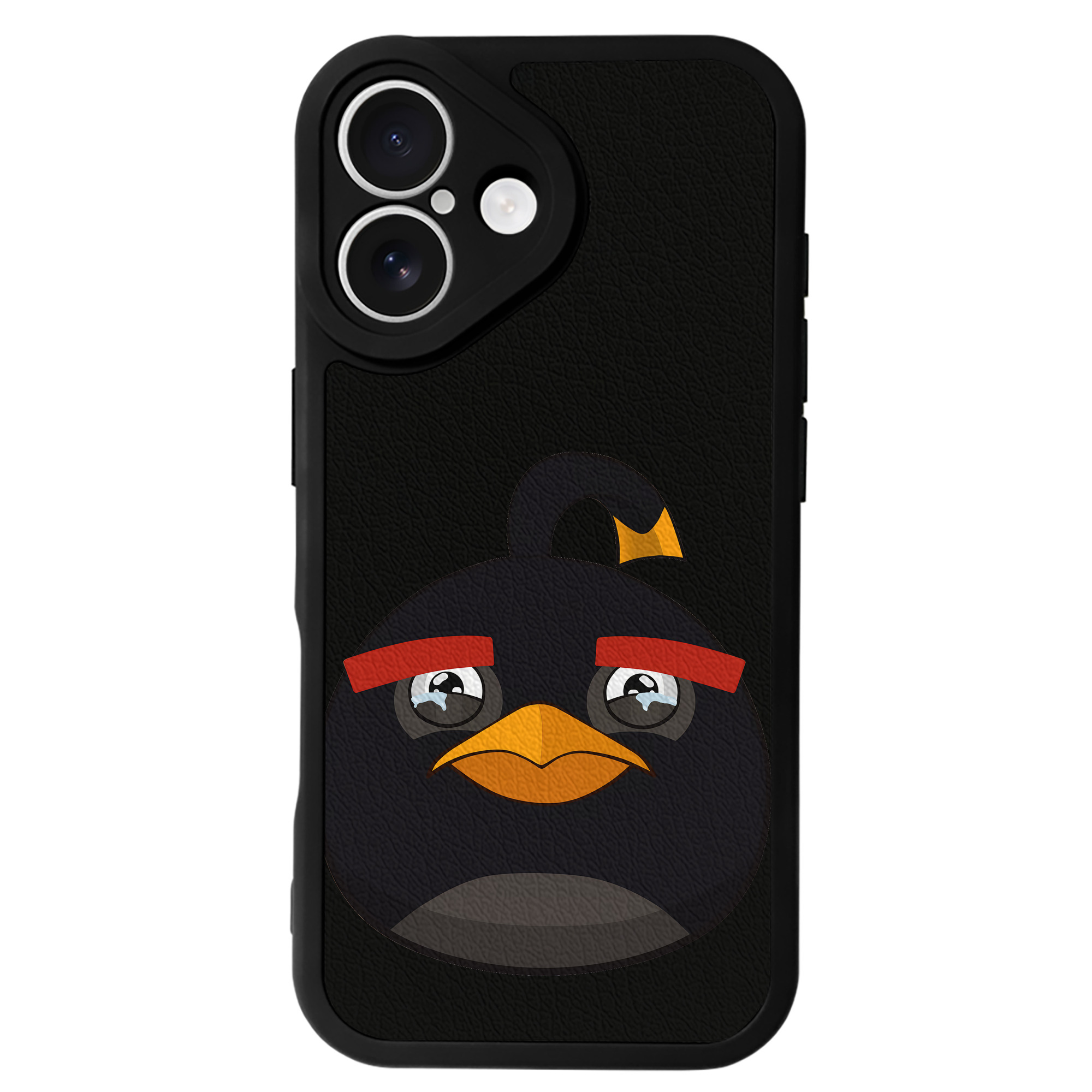（画像用） Angry Birds アングリーバード 【iPhone 16シリーズ対応】シリコンスマホケース（レザー調） 材質：シリコン
